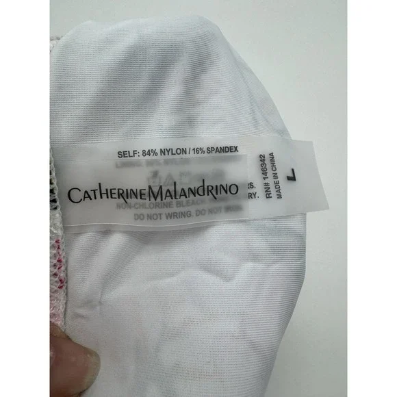 NWT Catherine Malandrino L Tropical Floral Bikini Swim Bottom Bathing Suit High - Picture 5 of 10